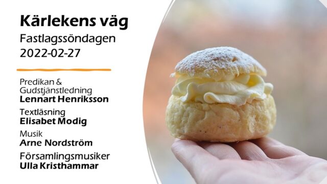 Kärlekens väg – Fastlagssöndagen