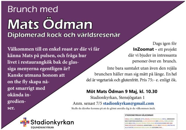 InZoomat – Brunchsamtal med Mats Ödman
